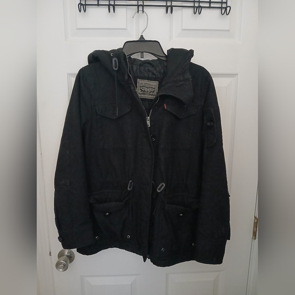 Black Hooded Jacket